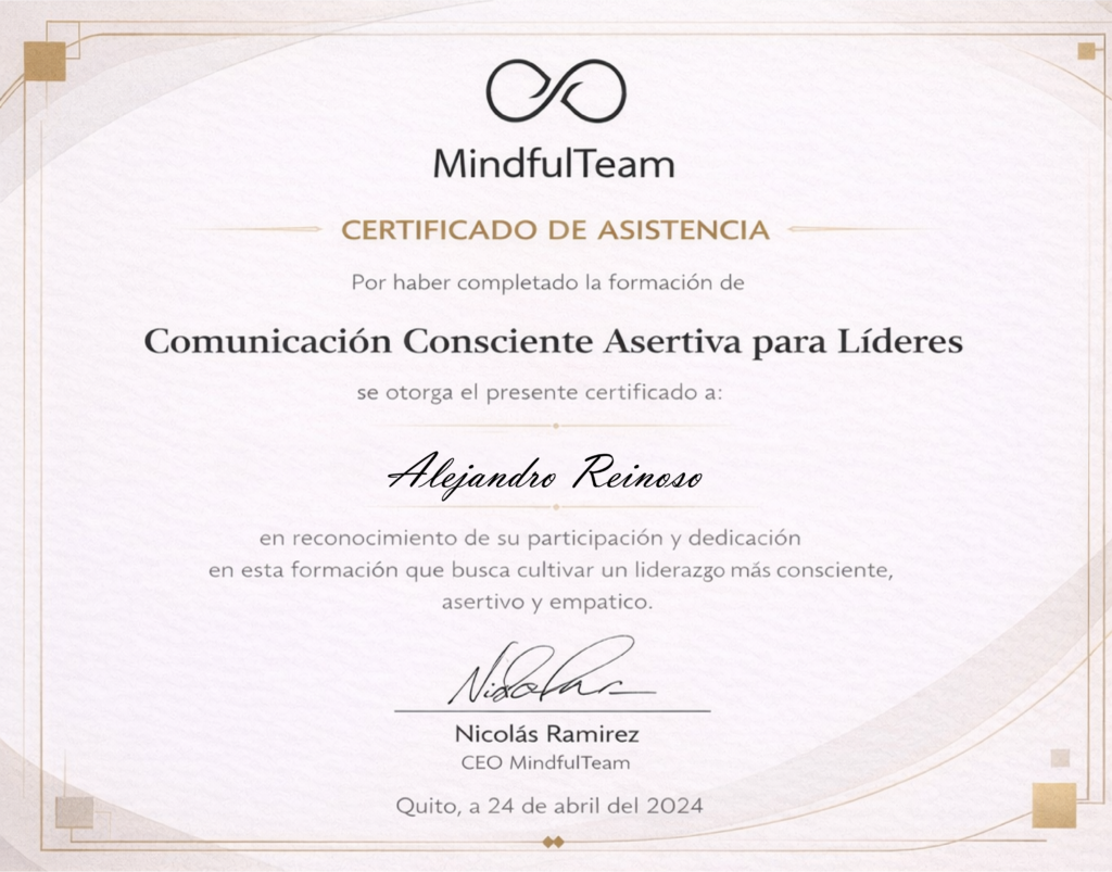 Certificación Mindfulness para líderes